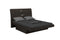 Beds King Size Bed Frame - 77'' X 90'' X 40'' Modern Eastern King Gray High Gloss Bed HomeRoots