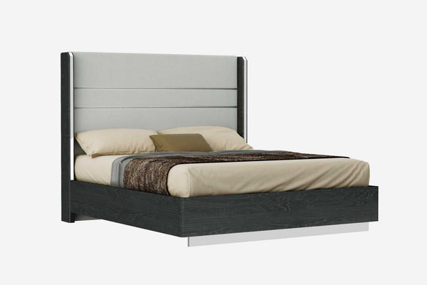 Beds King Size Beds For Sale - 76" X 80" X 60" Gray Stainless Steel King Bed HomeRoots