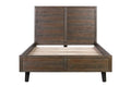 Beds Queen Bed Frame - 64" X 86" X 58" Brown Pine Wood Queen Bed HomeRoots