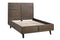 Beds Queen Bed Frame - 64" X 86" X 58" Brown Pine Wood Queen Bed HomeRoots