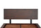 Beds Queen Bed Frame - 68" X 95" X 42" Brown/Black Wood Metal Queen Size Bed HomeRoots