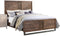 Beds Queen Bed Frame - 87" X 64" X 56" Reclaimed Oak Queen Bed HomeRoots