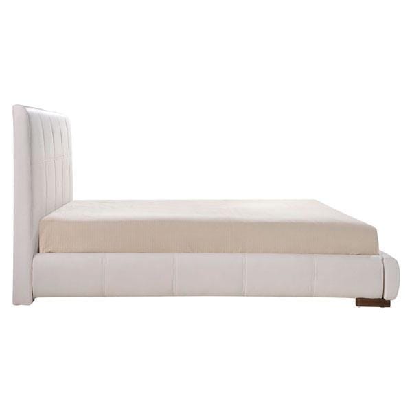 Beds Queen Size Bed - 67.7" X 88.6" X 3.3" Queen White Amelie Bed HomeRoots