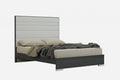 Beds Queen Size Bed Frame - 60" X 80" X 54" Grey Stainless Steel Queen Bed HomeRoots