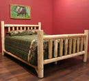 Beds Queen Size Bed Frame - 65" X 93-95" X 48" Natural Wood Queen Bed HomeRoots