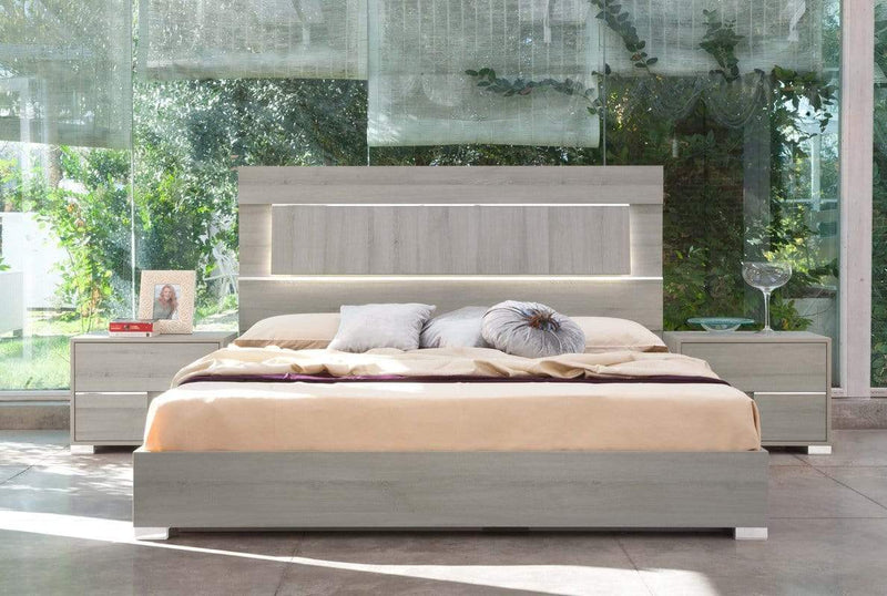 Beds Queen Size Bed - Modern Grey Queen Bedroom Set HomeRoots