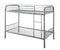 Beds Twin Over Twin Bunk Beds - 79" X 42" X 61" Gunmetal Metal Twin Over Twin Bunk Bed HomeRoots