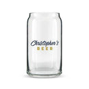 Beer Can Shaped Glass Personalized - Casual Printing (Pack of 1)-Personalized Gifts For Men-JadeMoghul Inc.