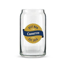 Beer Can Shaped Glass Personalized - Gold Seal Printing (Pack of 1)-Personalized Gifts For Men-JadeMoghul Inc.