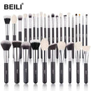 BEILI Black Makeup brushes set Professional Natural goat hair brushes Foundation Powder Contour Eyeshadow make up brushes AExp