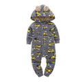 Belababy 2017 NEW Baby Rompers Winter Thick Warm Baby boy Clothing Long Sleeve Hooded Jumpsuit Kids Newborn Outwear for 6-24M-f-9M-JadeMoghul Inc.