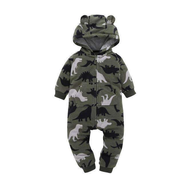 Belababy 2017 NEW Baby Rompers Winter Thick Warm Baby boy Clothing Long Sleeve Hooded Jumpsuit Kids Newborn Outwear for 6-24M-j-9M-JadeMoghul Inc.