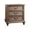 Belgrade I Transitional Night Stand In Rustic Natural-Nightstands and Bedside Tables-Rustic Natural Tone-Wood-JadeMoghul Inc.