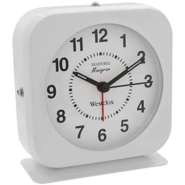 Bell Alarm Clock with Metal Case-Clocks & Radios-JadeMoghul Inc.
