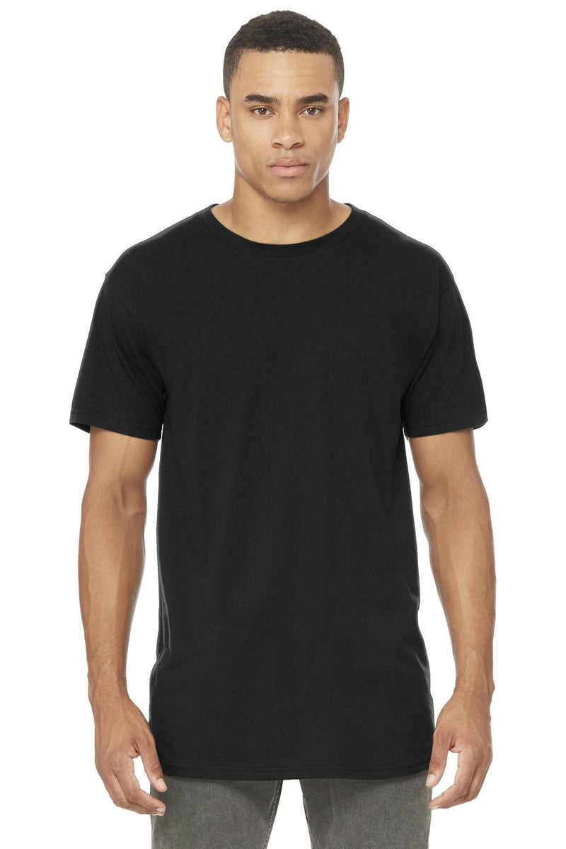 BELLA+CANVAS Men's Long Body Urban Tee. BC3006-T-shirts-Black-L-JadeMoghul Inc.