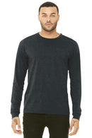 BELLA+CANVAS Unisex Jersey Long Sleeve Tee. BC3501-T-shirts-Dark Grey Heather-XS-JadeMoghul Inc.