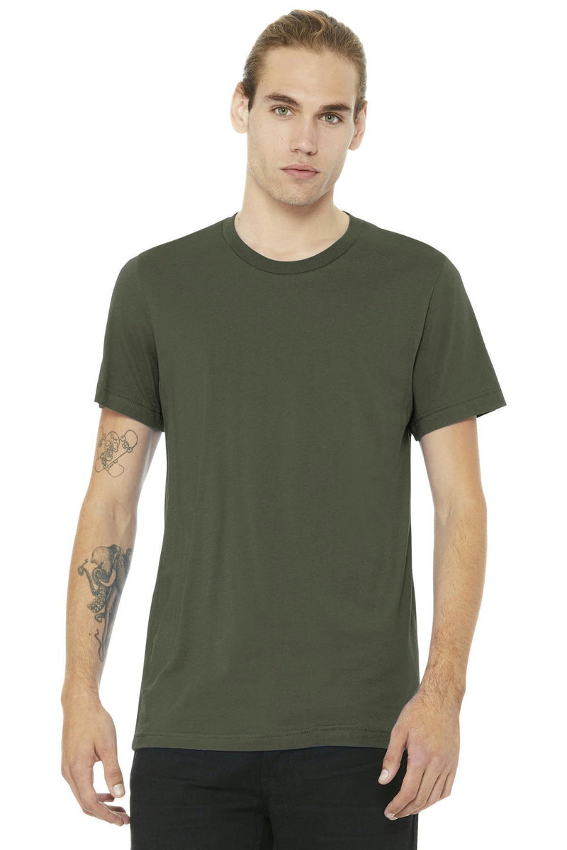 BELLA+CANVAS Unisex Jersey Short Sleeve Tee. BC3001-T-shirts-Army-4XL-JadeMoghul Inc.
