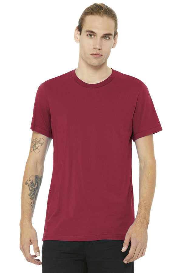 BELLA+CANVAS Unisex Jersey Short Sleeve Tee. BC3001-T-shirts-Cardinal-L-JadeMoghul Inc.