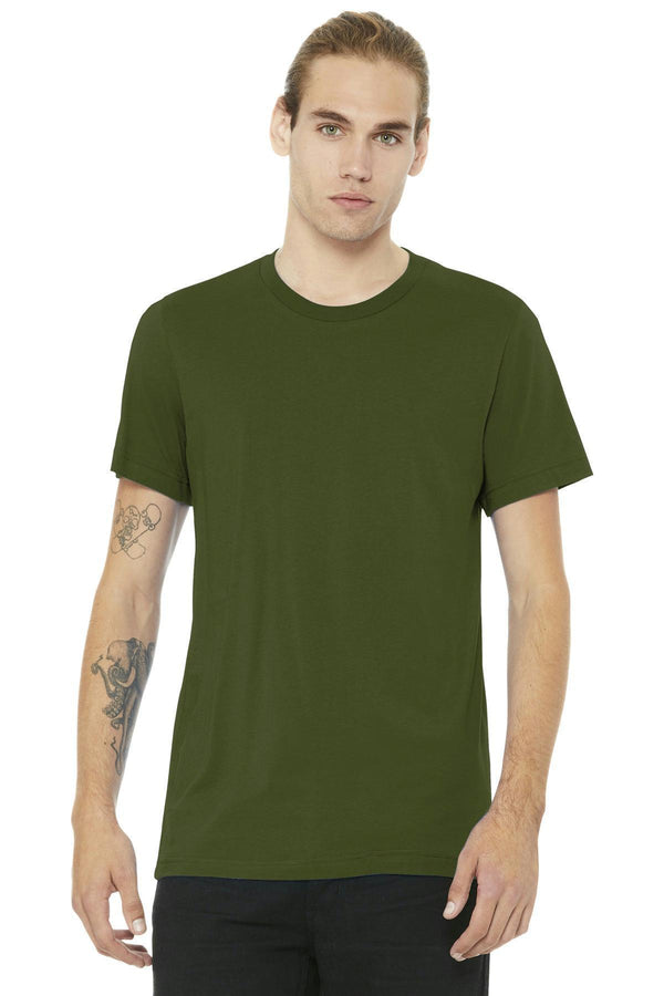 BELLA+CANVAS Unisex Jersey Short Sleeve Tee. BC3001-T-shirts-Olive-M-JadeMoghul Inc.
