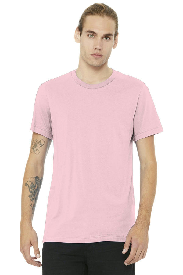 BELLA+CANVAS Unisex Jersey Short Sleeve Tee. BC3001-T-shirts-Pink-XS-JadeMoghul Inc.