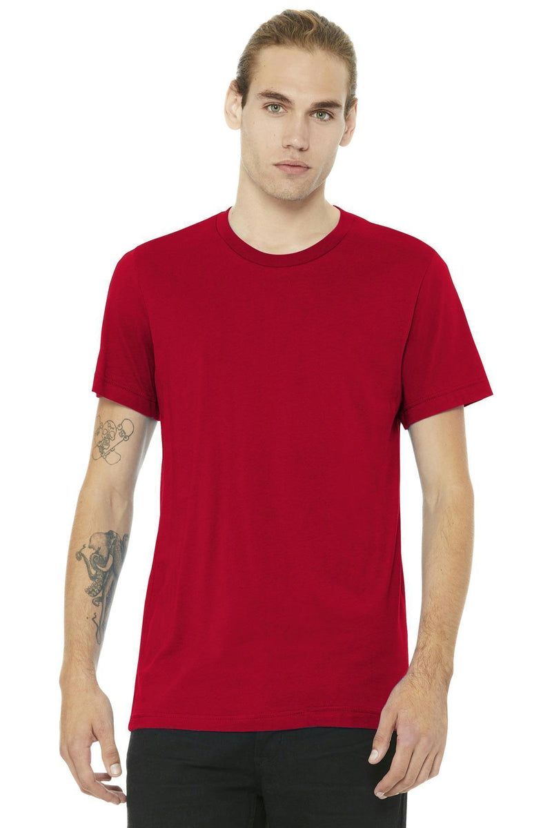 BELLA+CANVAS Unisex Jersey Short Sleeve Tee. BC3001-T-shirts-Red-XL-JadeMoghul Inc.