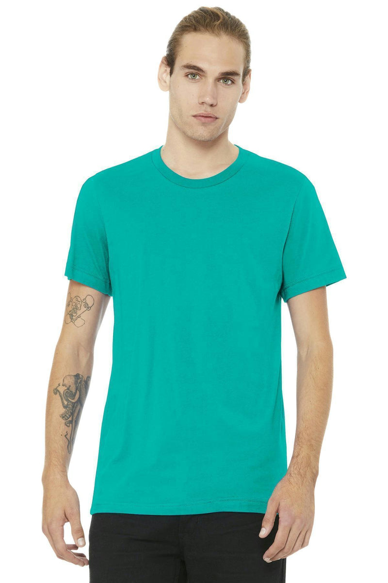 BELLA+CANVAS Unisex Jersey Short Sleeve Tee. BC3001-T-shirts-Teal-L-JadeMoghul Inc.
