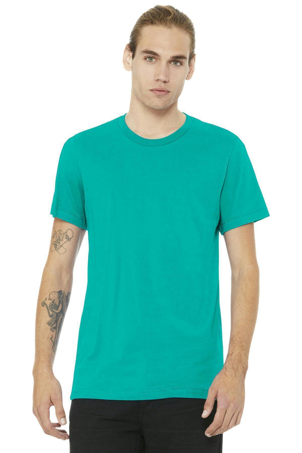 BELLA+CANVAS Unisex Jersey Short Sleeve Tee. BC3001-T-shirts-Teal-M-JadeMoghul Inc.