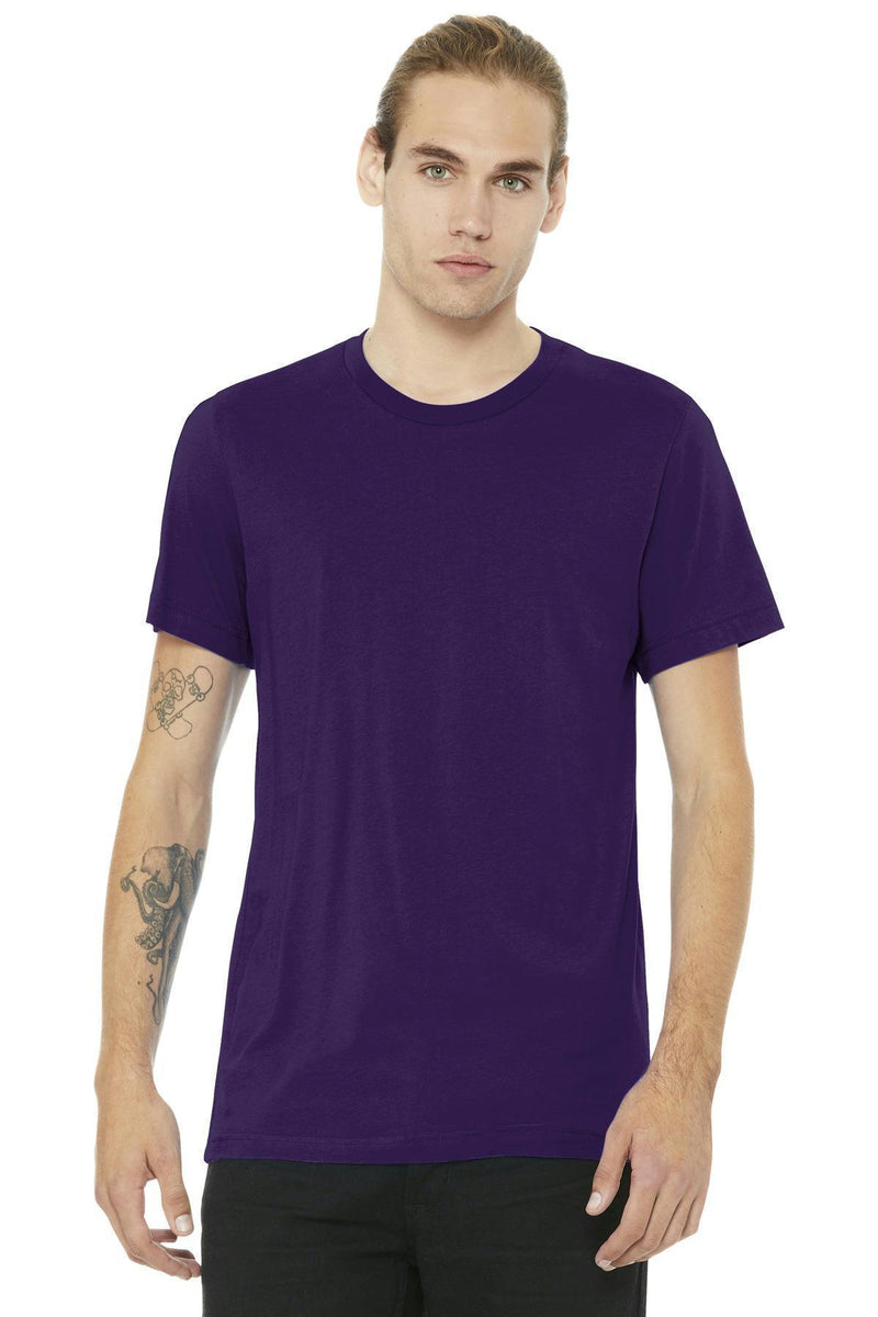 BELLA+CANVAS Unisex Jersey Short Sleeve Tee. BC3001-T-shirts-Team Purple-4XL-JadeMoghul Inc.