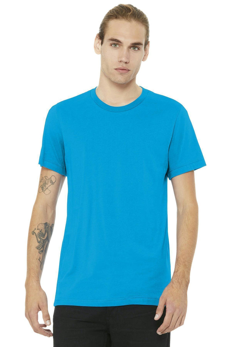 BELLA+CANVAS Unisex Jersey Short Sleeve Tee. BC3001-T-shirts-Turquoise-XS-JadeMoghul Inc.