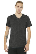 BELLA+CANVAS Unisex Jersey Short Sleeve V-Neck Tee. BC3005-T-shirts-Charcoal Marble-M-JadeMoghul Inc.