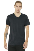 BELLA+CANVAS Unisex Jersey Short Sleeve V-Neck Tee. BC3005-T-shirts-Dark Grey Heather-L-JadeMoghul Inc.