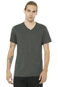 BELLA+CANVAS Unisex Jersey Short Sleeve V-Neck Tee. BC3005-T-shirts-Deep Heather-S-JadeMoghul Inc.