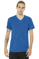 BELLA+CANVAS Unisex Jersey Short Sleeve V-Neck Tee. BC3005-T-shirts-True Royal Marble-L-JadeMoghul Inc.