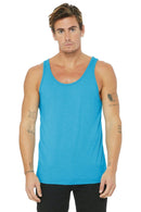 BELLA+CANVAS Unisex Jersey Tank. BC3480-T-shirts-Aqua Triblend-XS-JadeMoghul Inc.