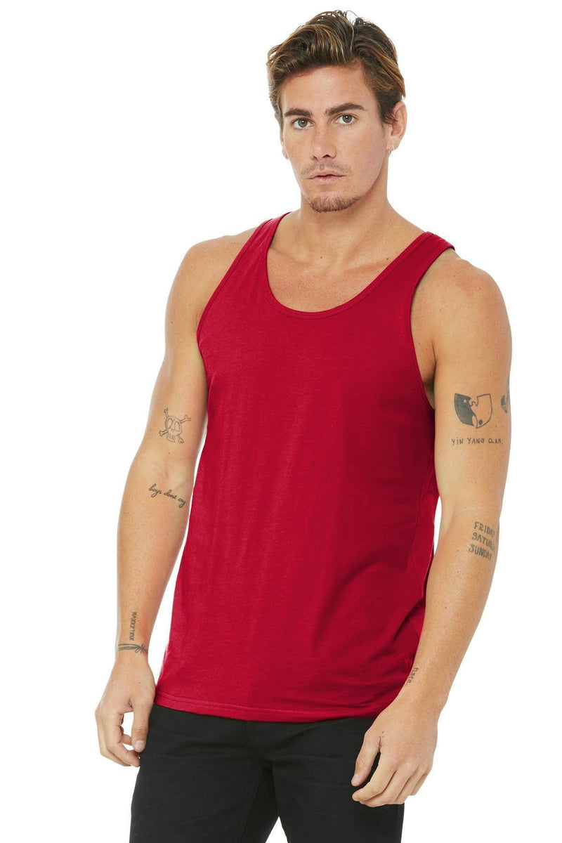 BELLA+CANVAS Unisex Jersey Tank. BC3480-T-shirts-Red-2XL-JadeMoghul Inc.