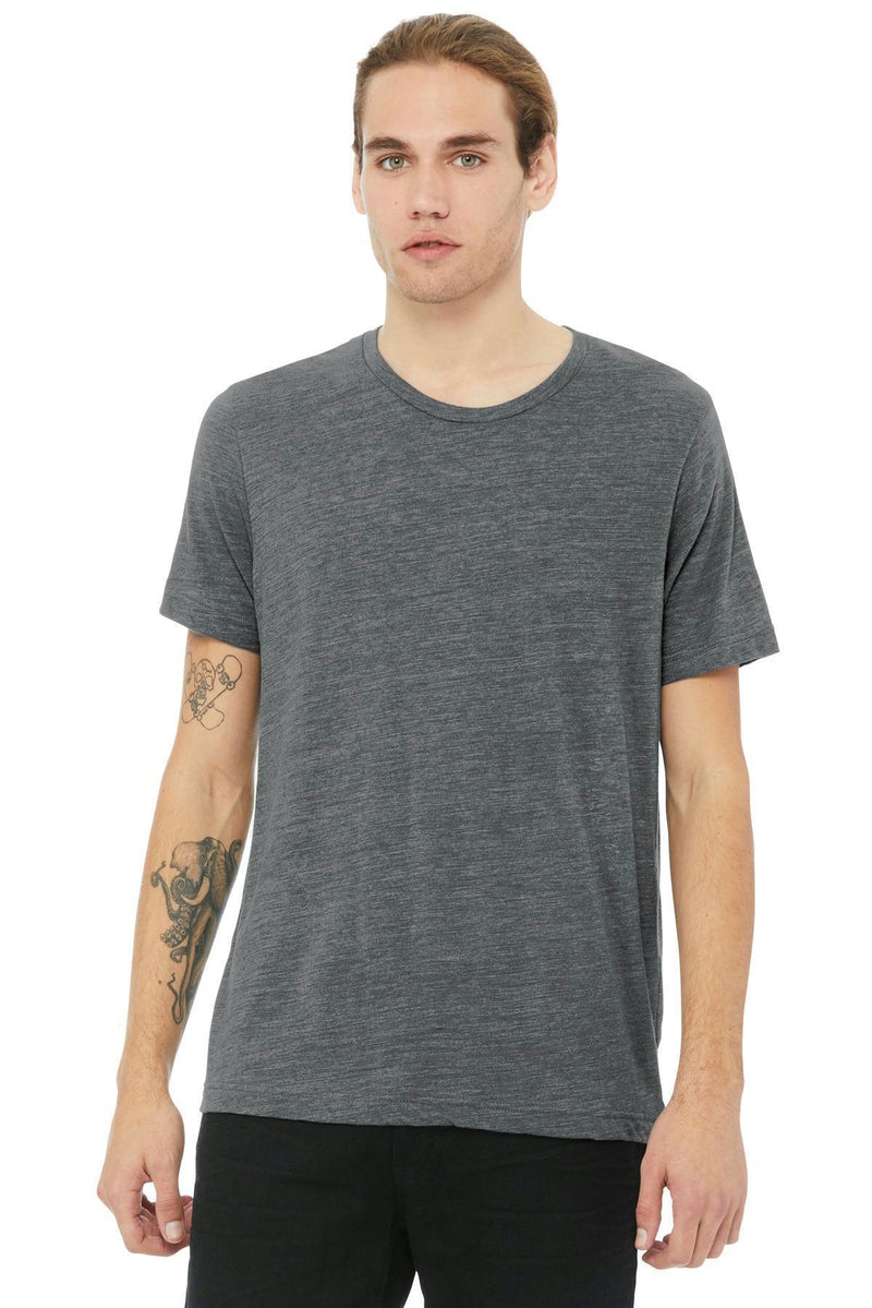 BELLA+CANVAS Unisex Poly-Cotton Short Sleeve Tee. BC3650-T-shirts-Asphalt Slub-2XL-JadeMoghul Inc.