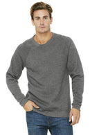 BELLA+CANVAS Unisex Sponge Fleece Raglan Sweatshirt. BC3901-Sweatshirts/fleece-Grey Triblend-2XL-JadeMoghul Inc.