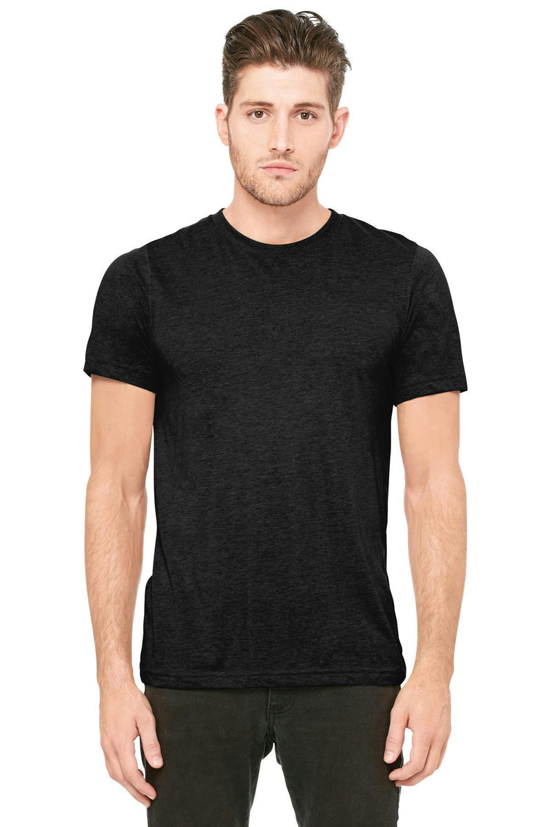 BELLA+CANVAS Unisex Triblend Short Sleeve Tee. BC3413-T-shirts-Black Heather Triblend-S-JadeMoghul Inc.