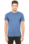 BELLA+CANVAS Unisex Triblend Short Sleeve Tee. BC3413-T-shirts-Blue Triblend-L-JadeMoghul Inc.