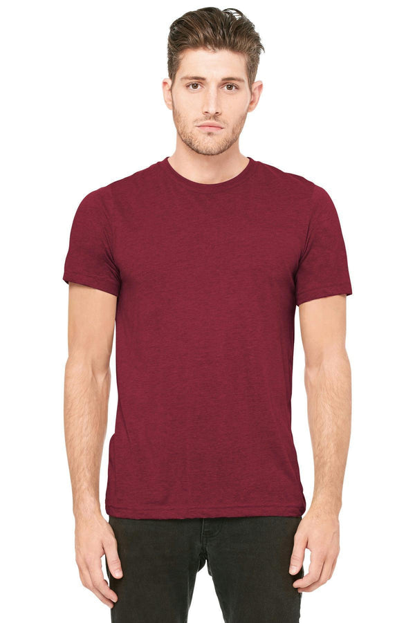 BELLA+CANVAS Unisex Triblend Short Sleeve Tee. BC3413-T-shirts-Cardinal Triblend-XL-JadeMoghul Inc.