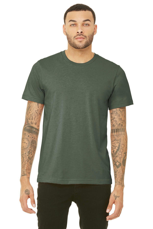 BELLA+CANVAS Unisex Triblend Short Sleeve Tee. BC3413-T-shirts-Military Green Triblend-XS-JadeMoghul Inc.
