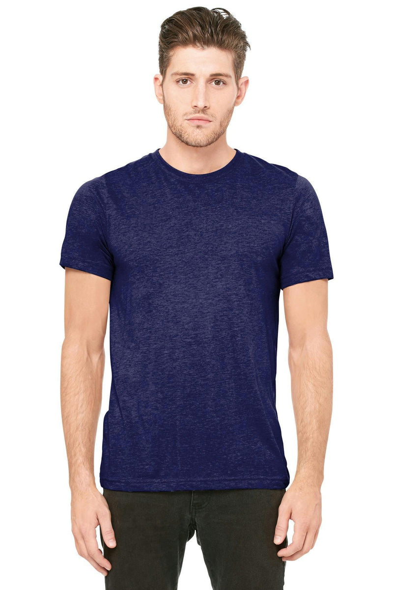 BELLA+CANVAS Unisex Triblend Short Sleeve Tee. BC3413-T-shirts-Navy Triblend-2XL-JadeMoghul Inc.