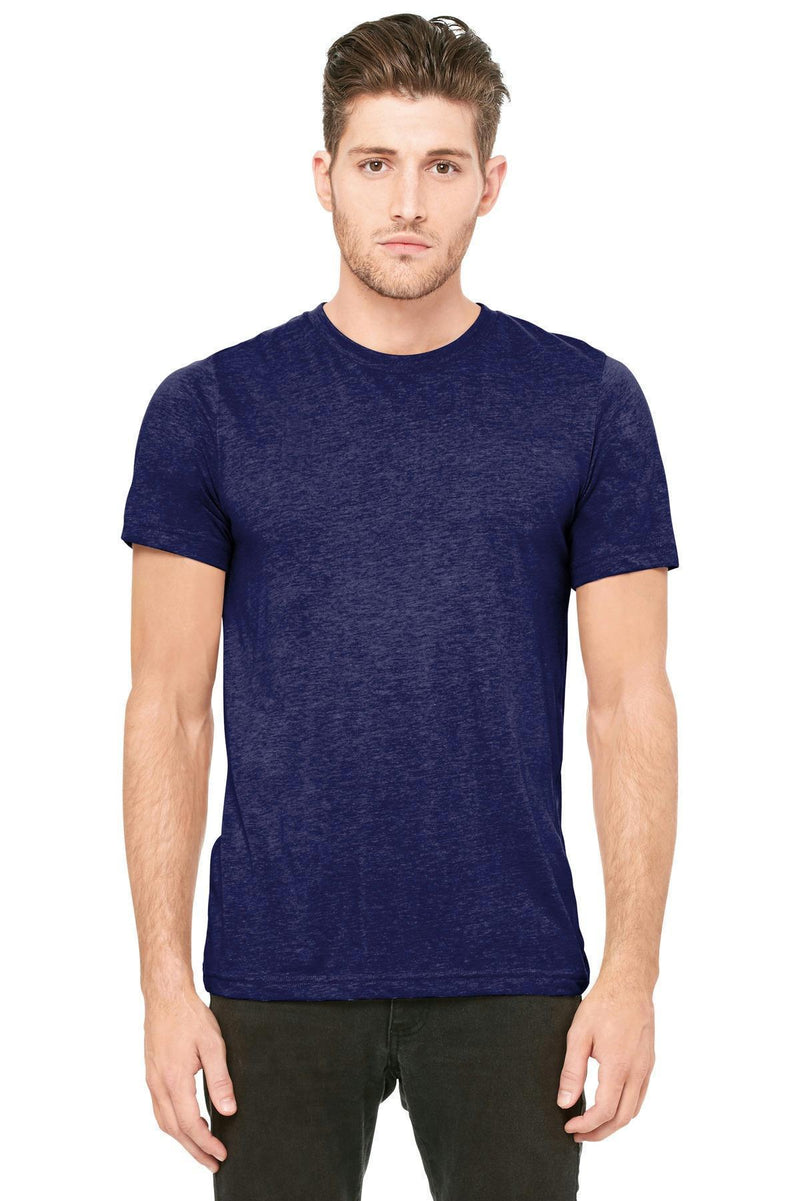 BELLA+CANVAS Unisex Triblend Short Sleeve Tee. BC3413-T-shirts-Navy Triblend-XS-JadeMoghul Inc.