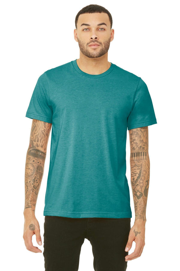 BELLA+CANVAS Unisex Triblend Short Sleeve Tee. BC3413-T-shirts-Teal Triblend-3XL-JadeMoghul Inc.