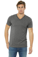 BELLA+CANVAS Unisex Triblend Short Sleeve V-Neck Te. BC3415-T-shirts-Grey Triblend-2XL-JadeMoghul Inc.