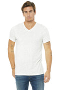 BELLA+CANVAS Unisex Triblend Short Sleeve V-Neck Te. BC3415-T-shirts-White Fleck Triblend-XL-JadeMoghul Inc.