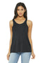 BELLA+CANVAS Women's Flowy Racerback Tank. BC8800-Ladies-Dark Grey Heather-XL-JadeMoghul Inc.