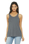 BELLA+CANVAS Women's Flowy Racerback Tank. BC8800-Ladies-Storm-S-JadeMoghul Inc.
