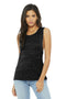 BELLA+CANVAS Women's Flowy Scoop Muscle Tank. BC8803-T-shirts-Black Marble-XL-JadeMoghul Inc.