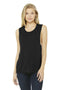 BELLA+CANVAS Women's Flowy Scoop Muscle Tank. BC8803-T-shirts-Black-XL-JadeMoghul Inc.